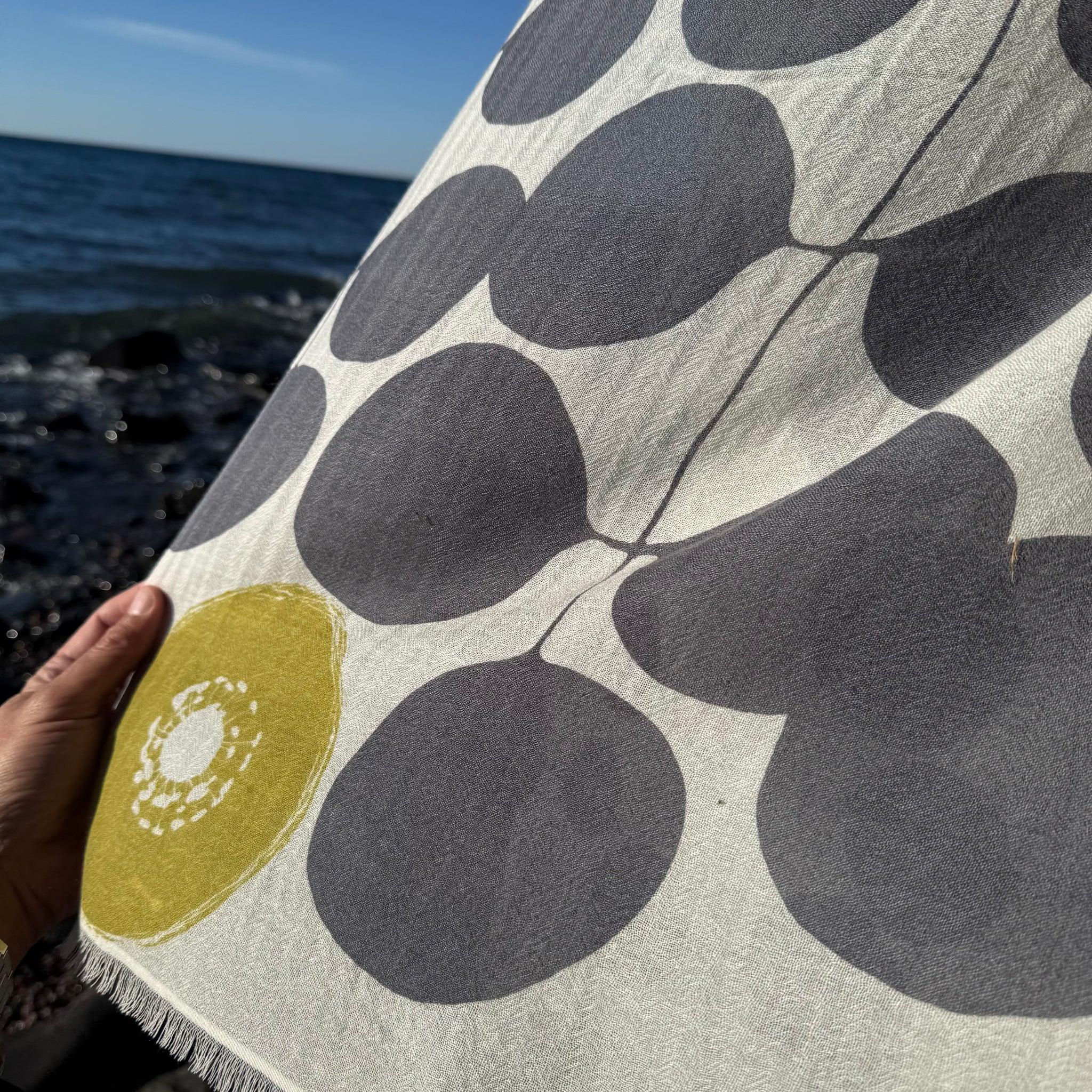 Until Merino Scarf in Nimbus by Susy Pilgrim Waters