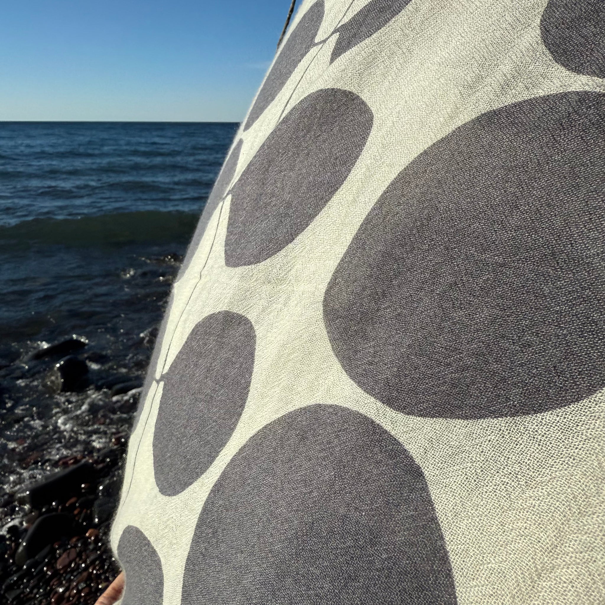 Until Merino Scarf in Nimbus by Susy Pilgrim Waters