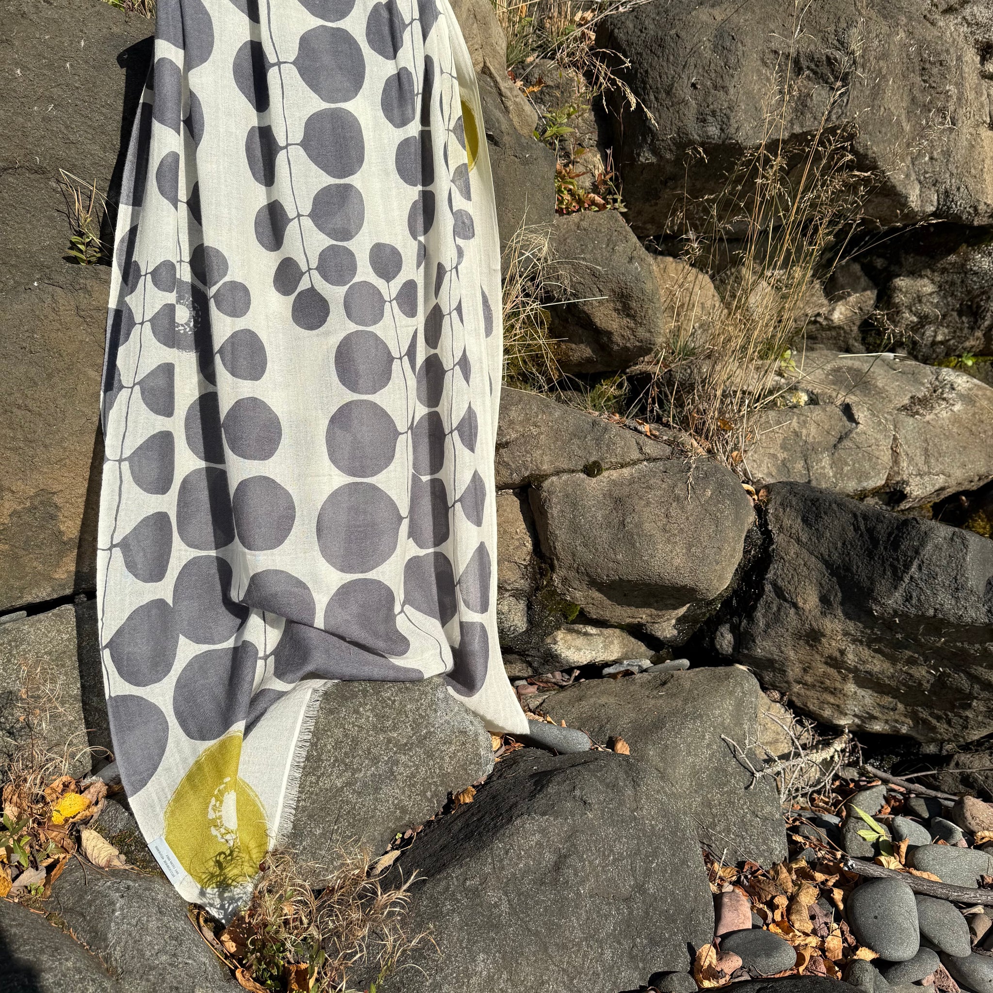 Until Merino Scarf in Nimbus by Susy Pilgrim Waters