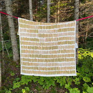 Watercolor Throw in Moss/Straw by Jill Malek for In2Green