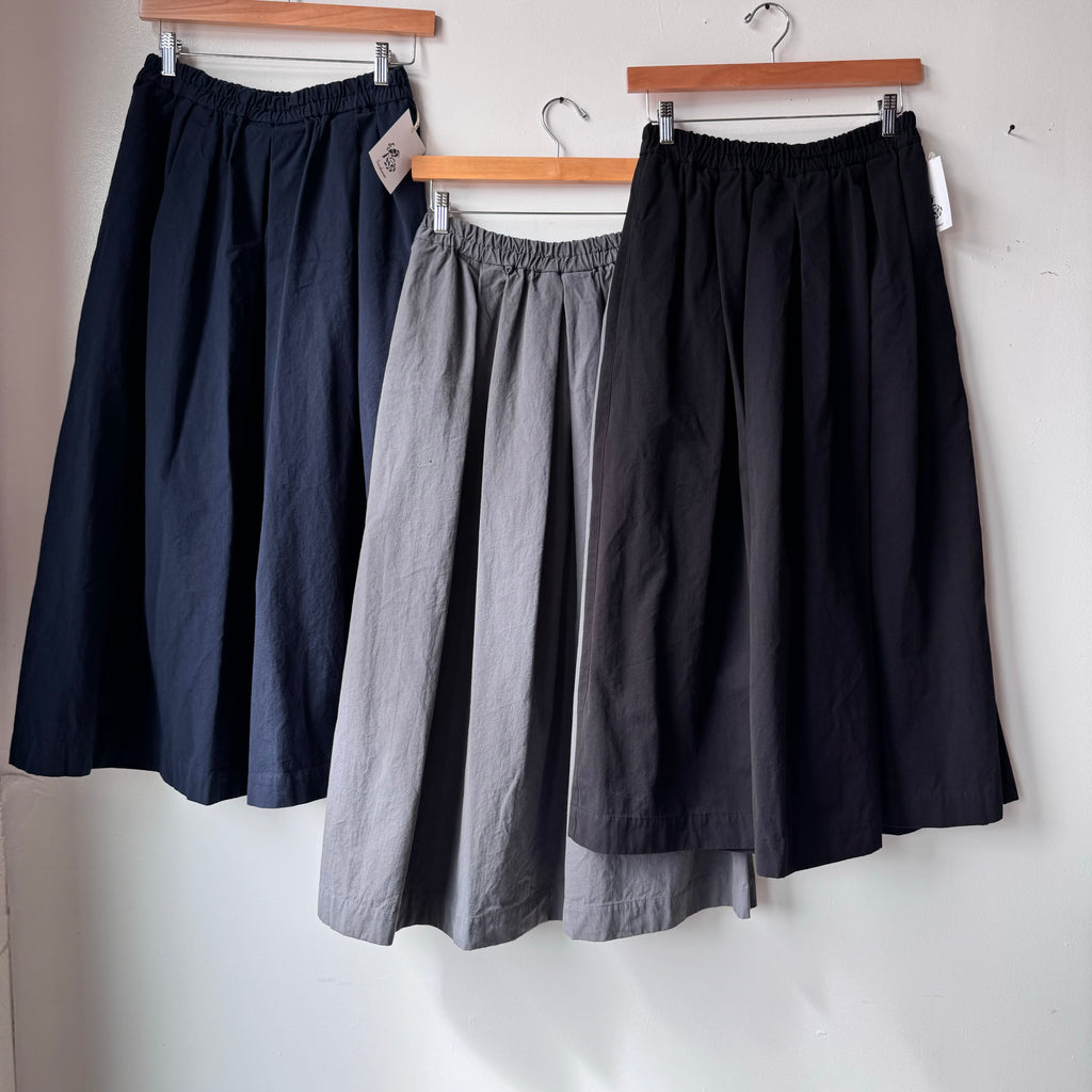 Weather Cloth Box Tuck Skirt, Long by Sarahwear
