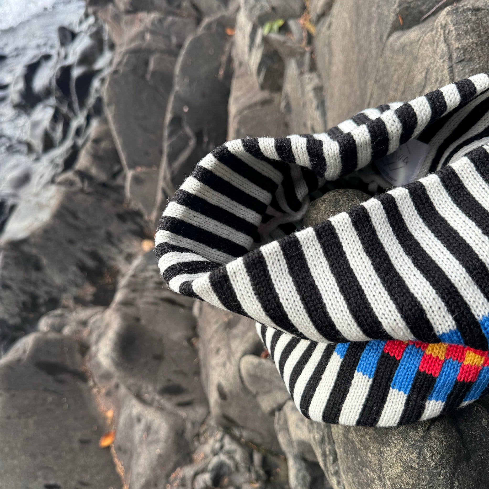 Wool Backbone Cowl by Makwa Studio