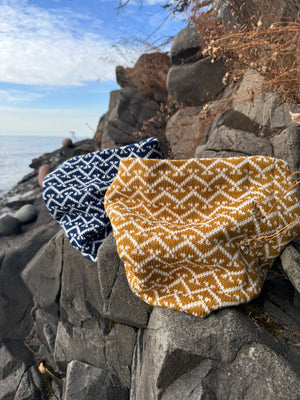 Wool Line Work Cowl by Makwa Studio