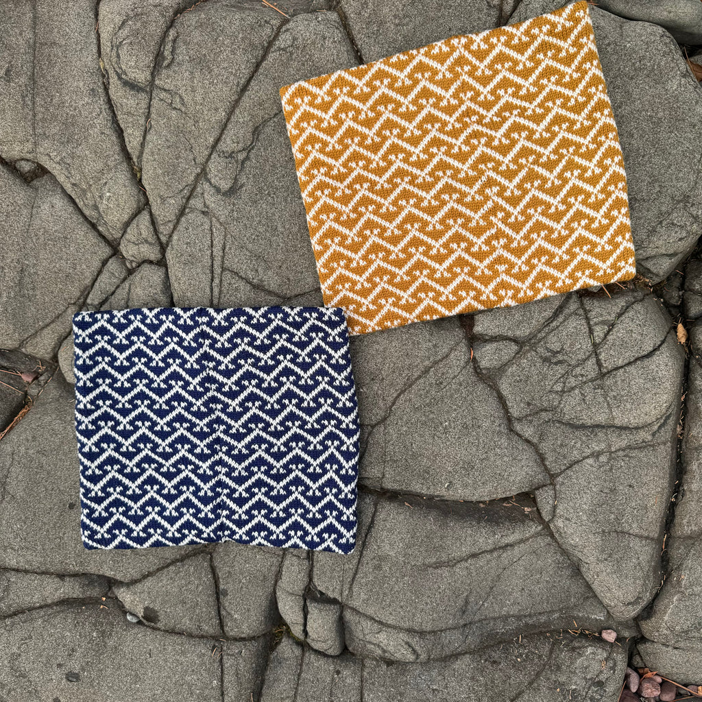 Wool Line Work Cowl by Makwa Studio