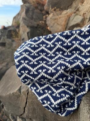 Wool Line Work Cowl by Makwa Studio