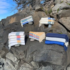 Cyclades Sauna, Beach or Bath Towel by Foutas