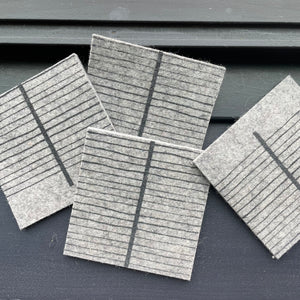 Wool Felt Coasters by Olga Joan