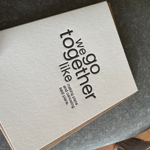 Making Plans Letterpress Greeting Card by Sapling Press
