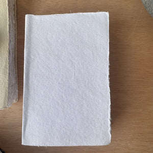 Medium Hand Stitched and Bound Cotton Rag Paper Notebook by Lamali Paris