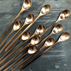 Rose Gold Toned Stirrer Spoon – Long - Upstate MN 