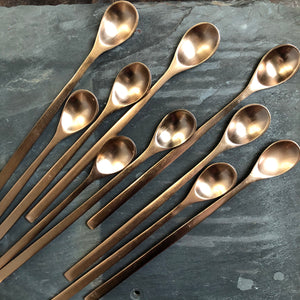 Rose Gold Toned Stirrer Spoon – Long - Upstate MN 
