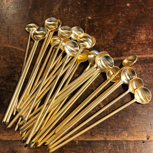 Gold Toned Stirrer Spoon - Upstate MN 