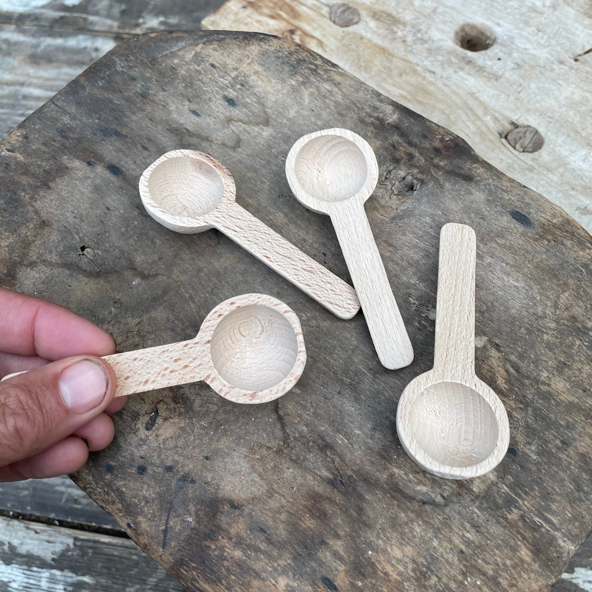 Beechwood Small Coffee Scoop