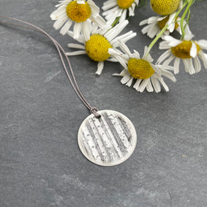 Birch Trees Photo Necklace by Everyday Artifact