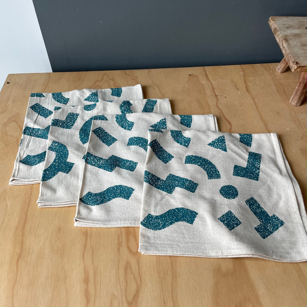 Blocks Napkins by The Rise and Fall