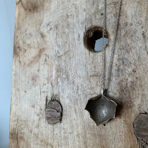 Bronze Cast Spike Necklace by Tree Trunk Arts