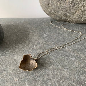 Bronze Cast Spike Necklace by Tree Trunk Arts