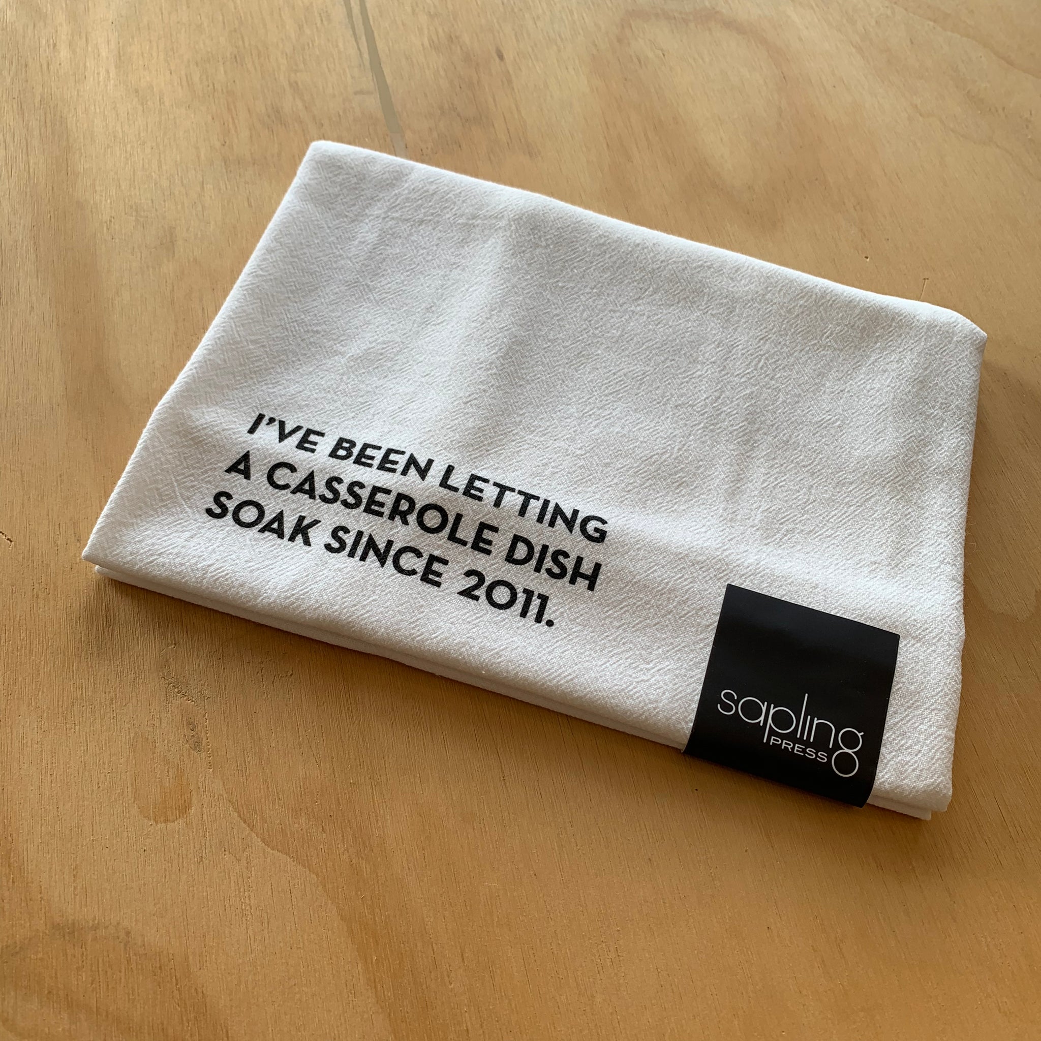 Casserole Tea Towel by Sapling Press - Upstate MN 