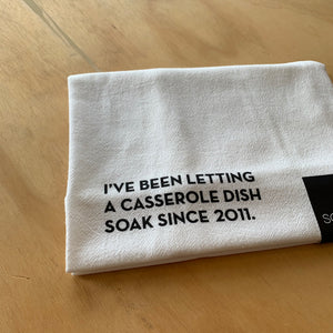 Casserole Tea Towel by Sapling Press - Upstate MN 