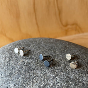 Circle Stud Earrings by Everart Designs