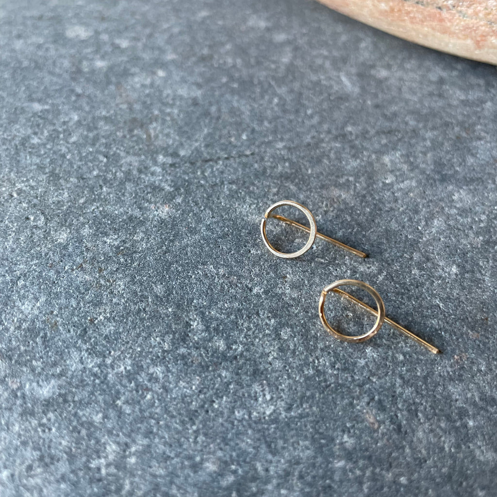Circle Threader Earrings by Tiffany Zal-Herwitz for Zalias Jewelry