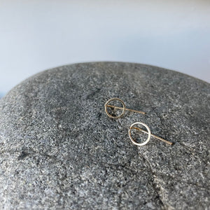 Circle Threader Earrings by Tiffany Zal-Herwitz for Zalias Jewelry