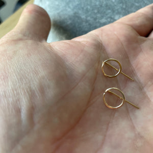 Circle Threader Earrings by Tiffany Zal-Herwitz for Zalias Jewelry
