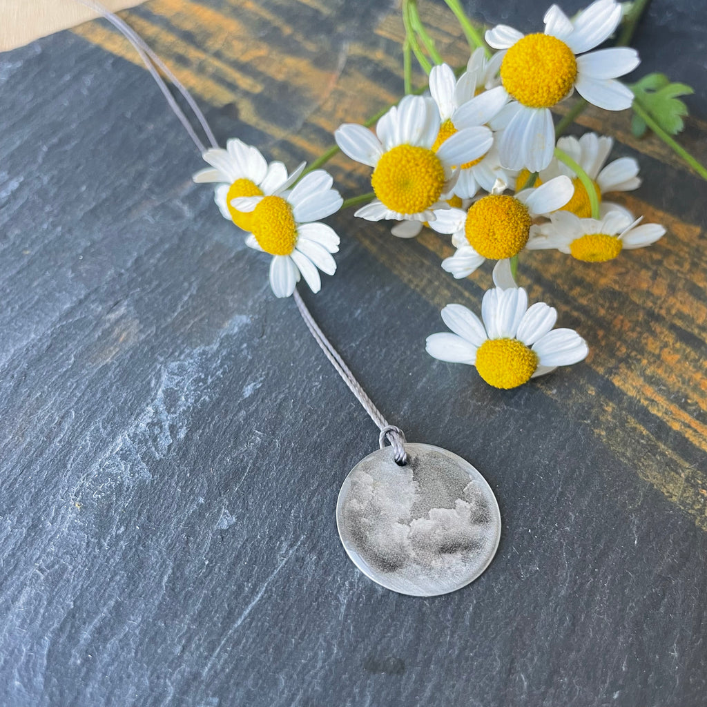 Clouds Photo Necklace by Everyday Artifact
