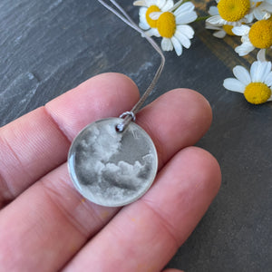 Clouds Photo Necklace by Everyday Artifact