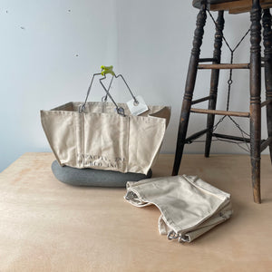 Collapsible Canvas Storage Tote