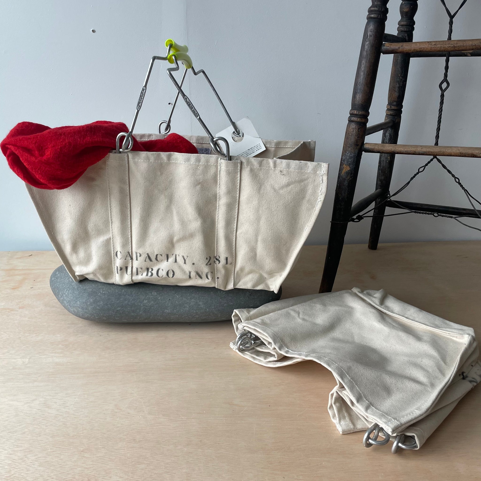 Collapsible Canvas Storage Tote