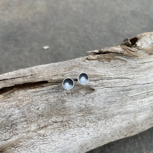 Crater Stud Earrings by Everart Designs