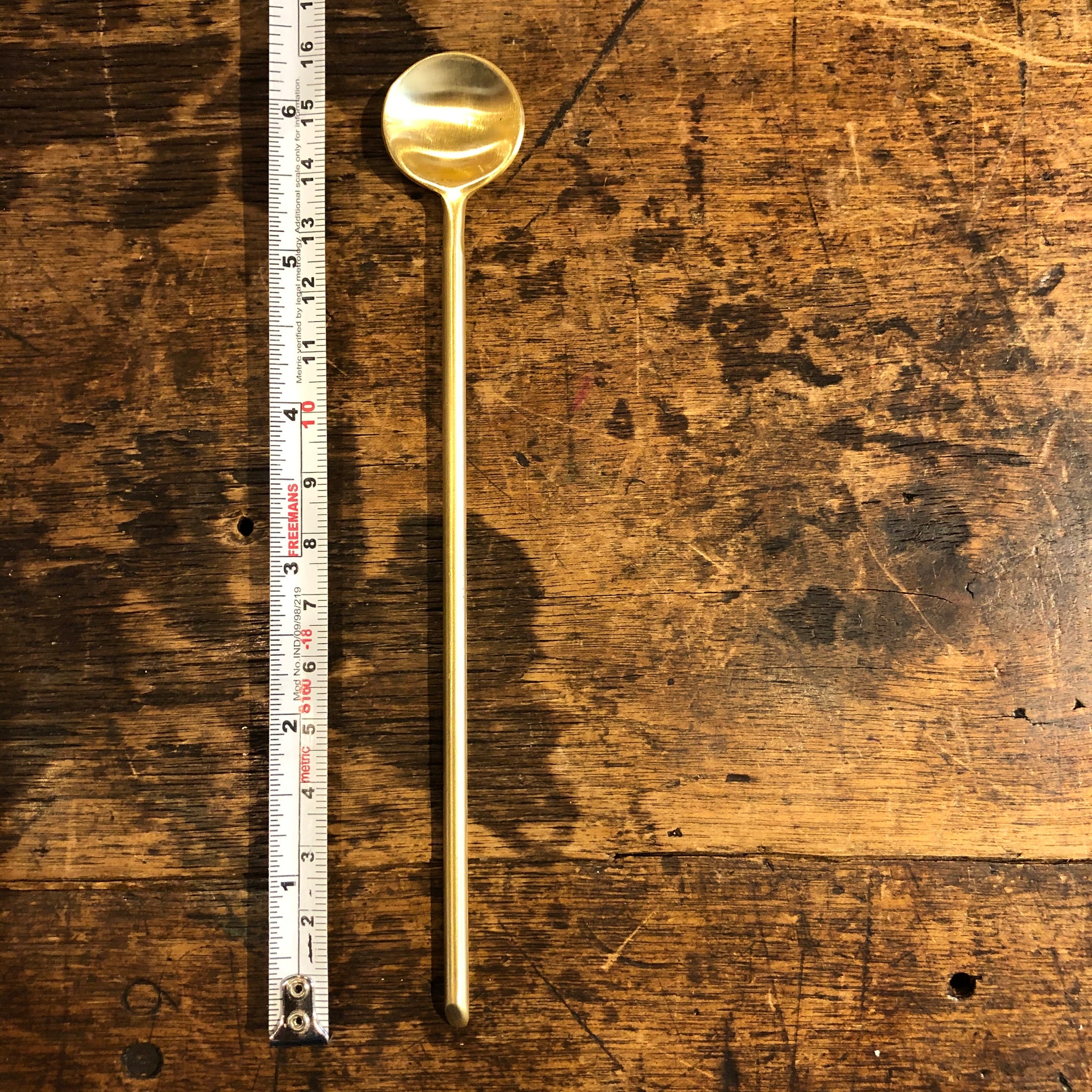 Gold Toned Stirrer Spoon - Upstate MN 