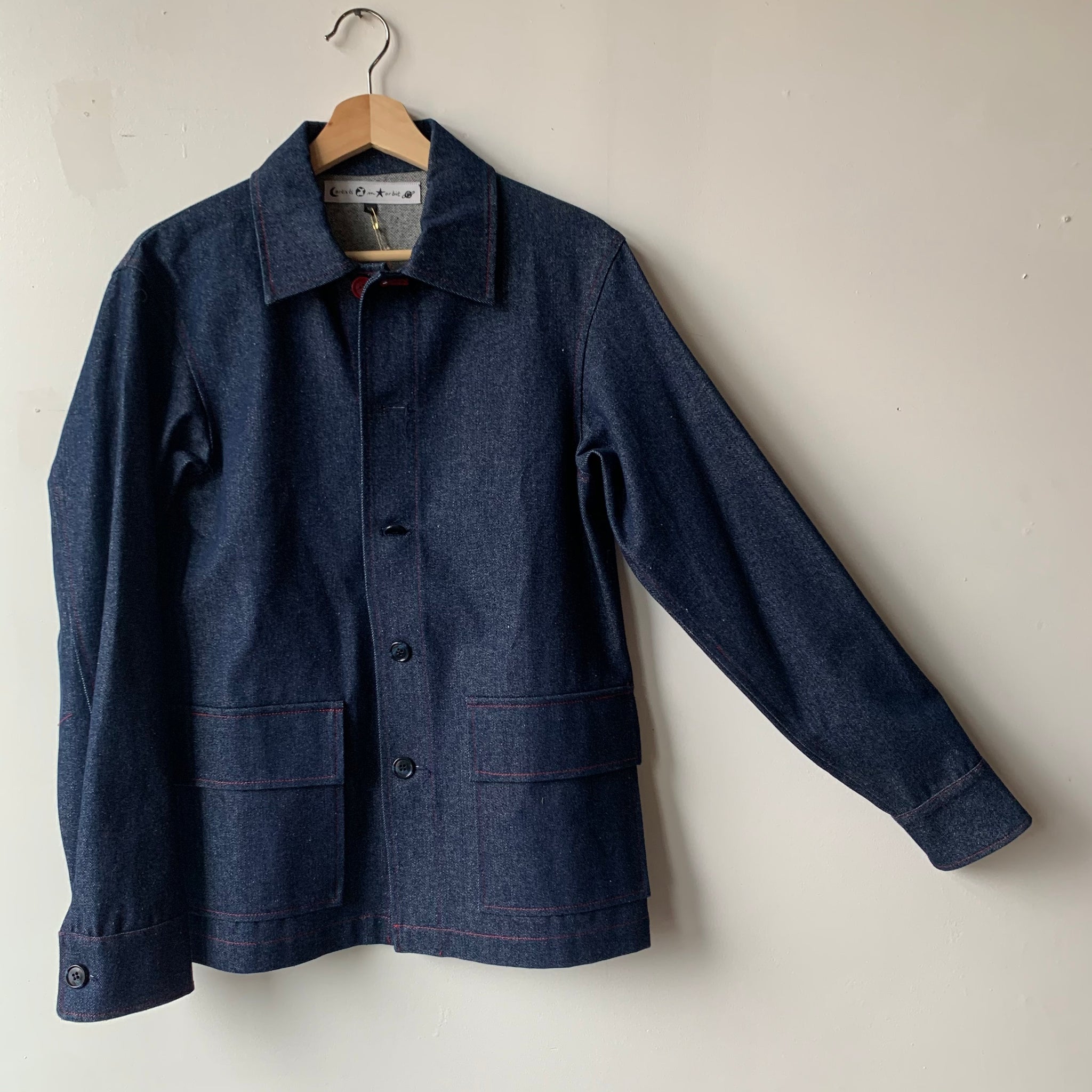 DENIM CHORE COAT by Artists in Orbit.