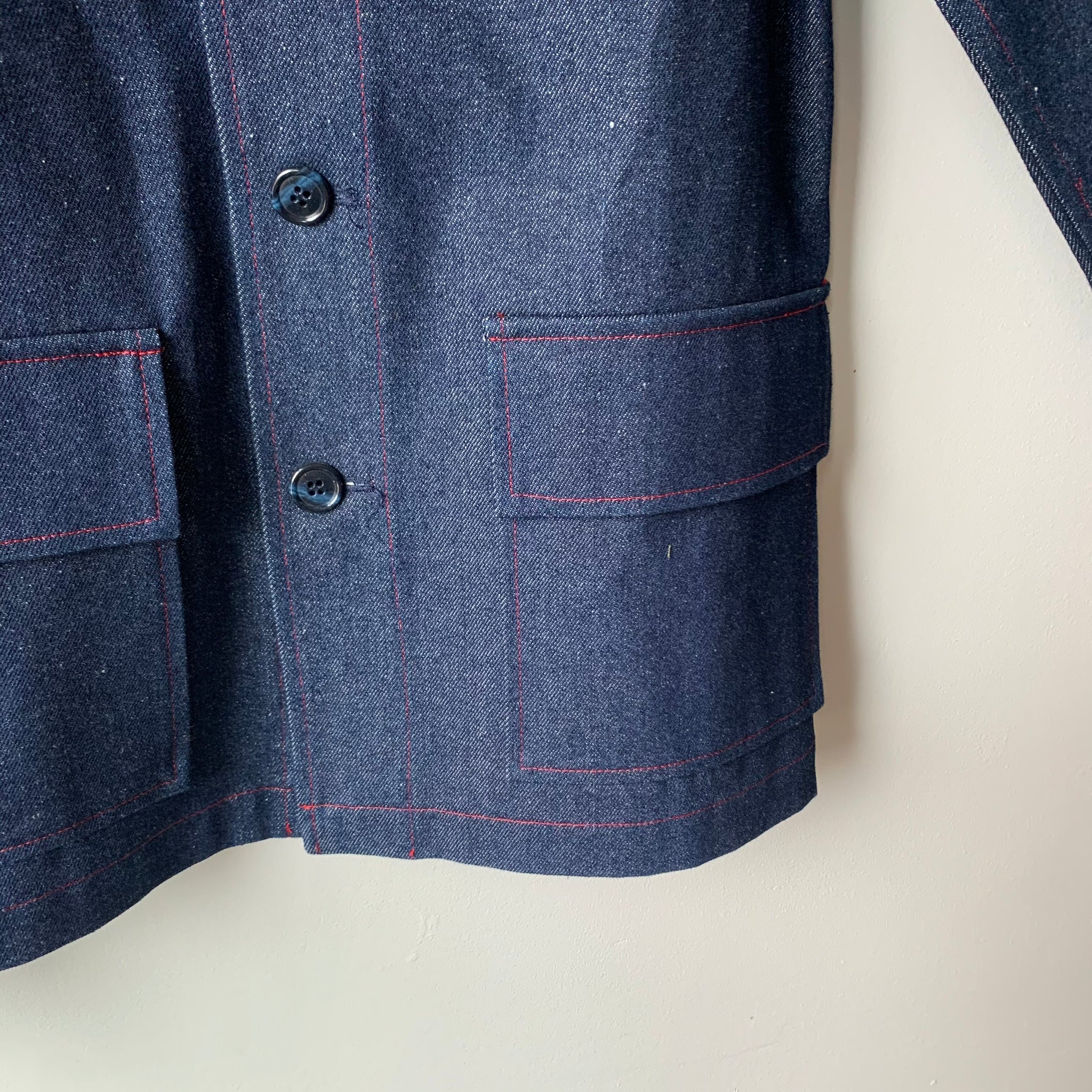 DENIM CHORE COAT by Artists in Orbit.