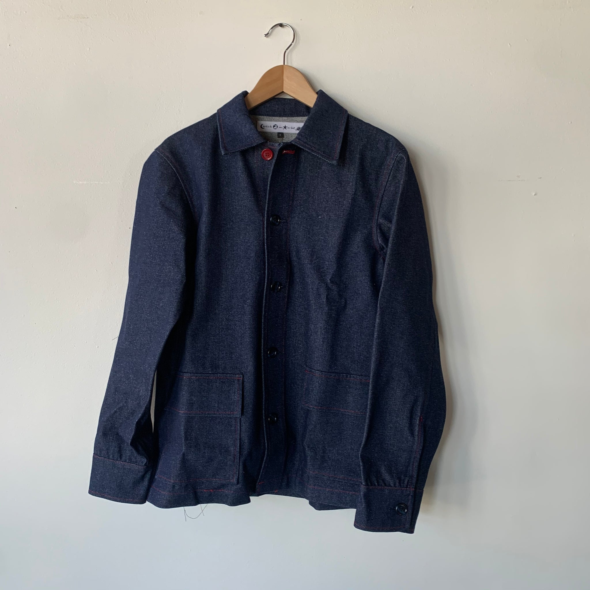 DENIM CHORE COAT by Artists in Orbit. - Upstate MN 