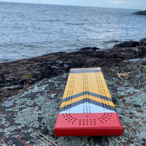 Dalles Des Morts Handmade Artisan Cribbage Board by Sanborn Canoe