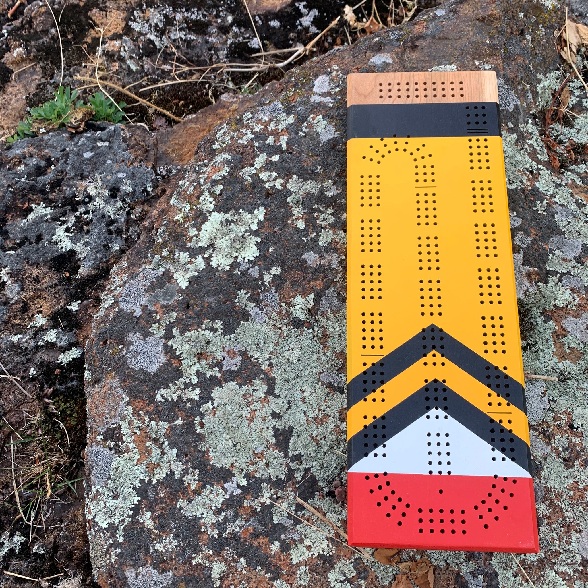 Dalles Des Morts Handmade Artisan Cribbage Board by Sanborn Canoe
