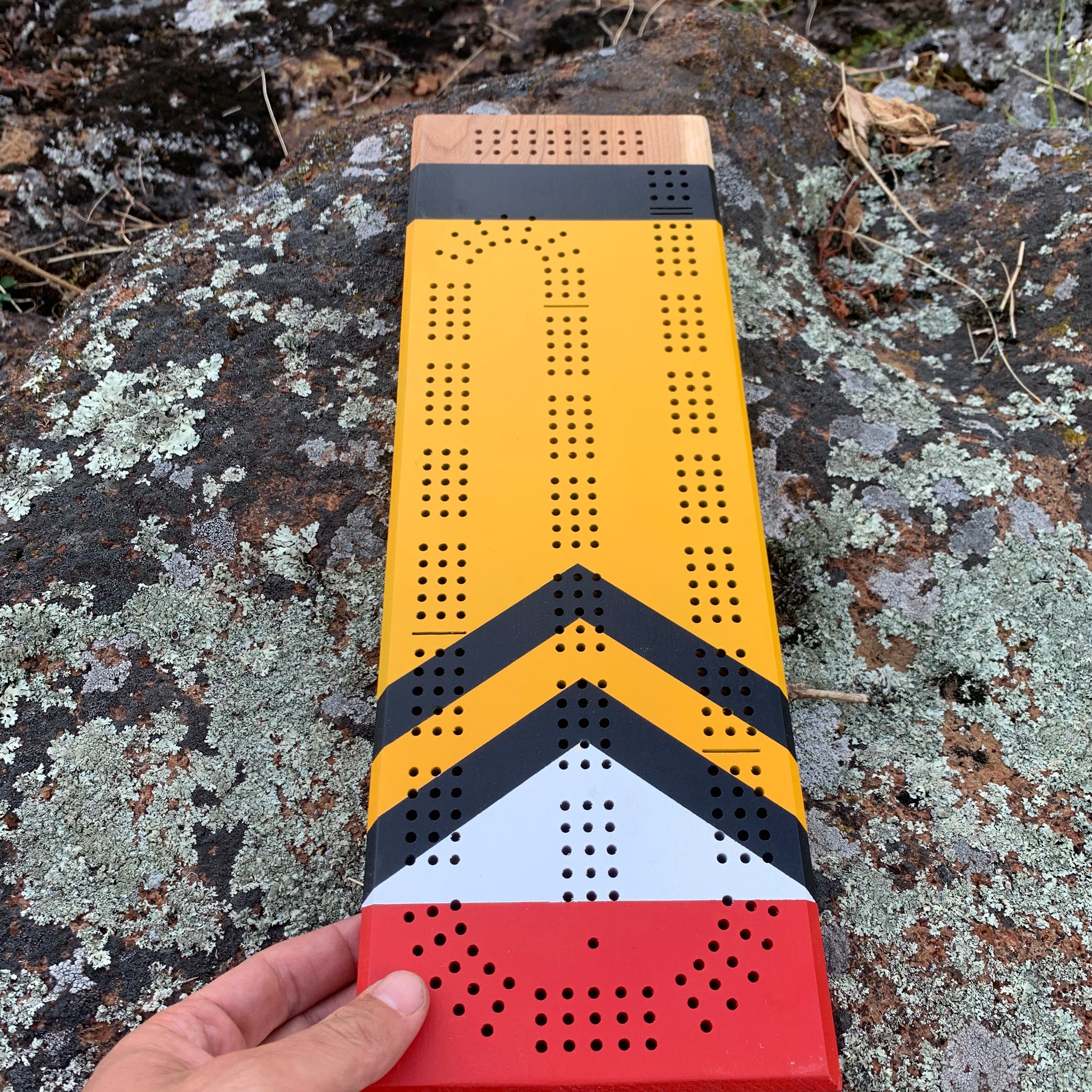 Dalles Des Morts Handmade Artisan Cribbage Board by Sanborn Canoe