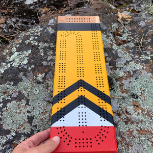 Dalles Des Morts Handmade Artisan Cribbage Board by Sanborn Canoe