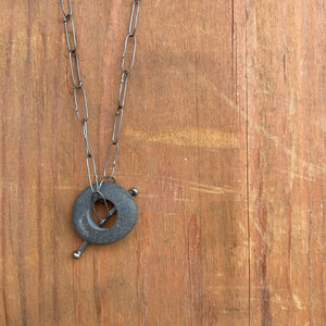 Double Box Necklace by Lakestone Jewelry