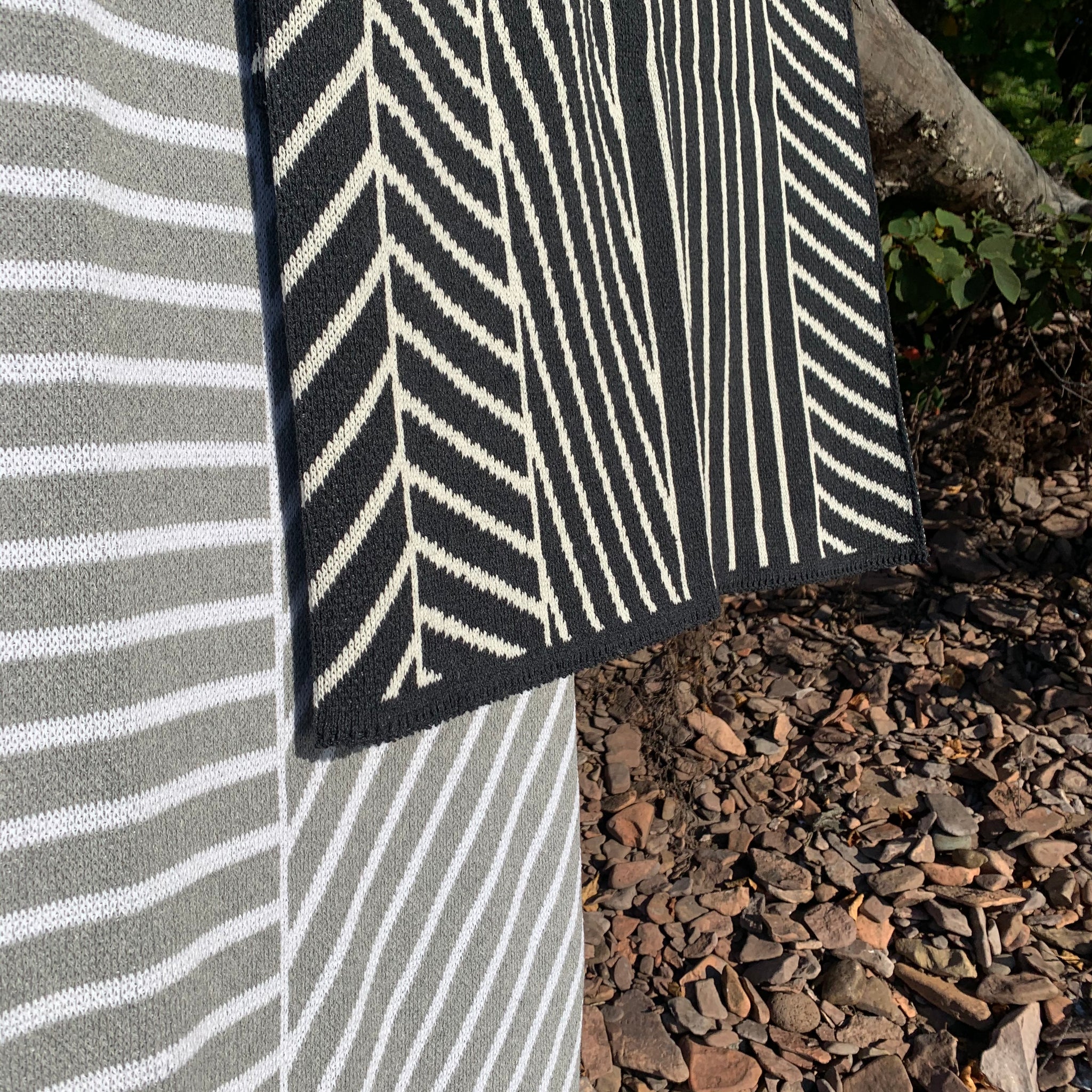 Double Stripe Eco Throw by Kelly Harris Smith for In2Green