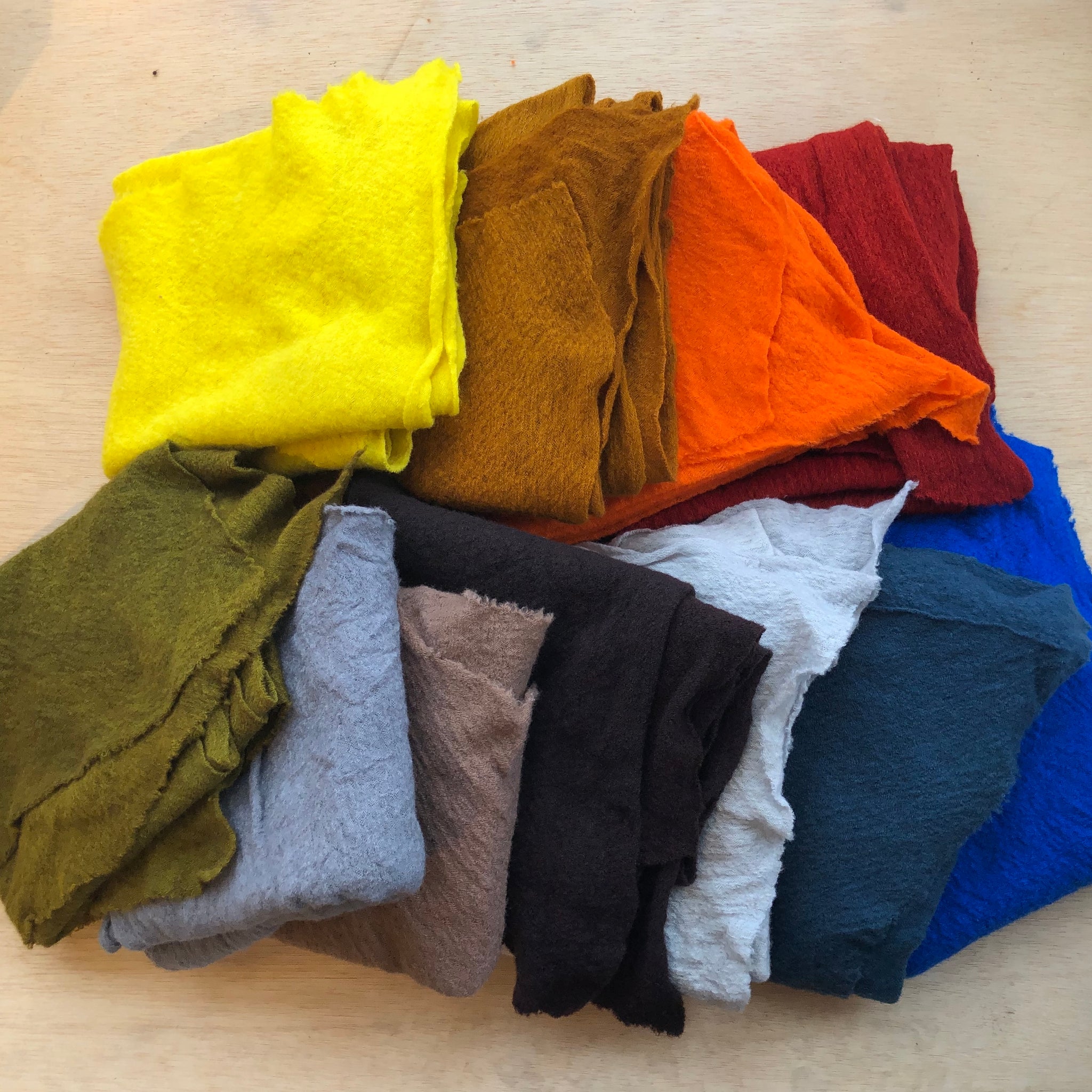 Wool Cloud Scarf in Cayenne by Scarfshop - Upstate MN 