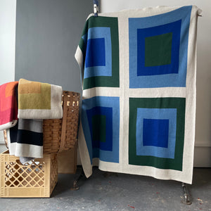 Eco Bauhaus Throw in Four Colorways by In2Green