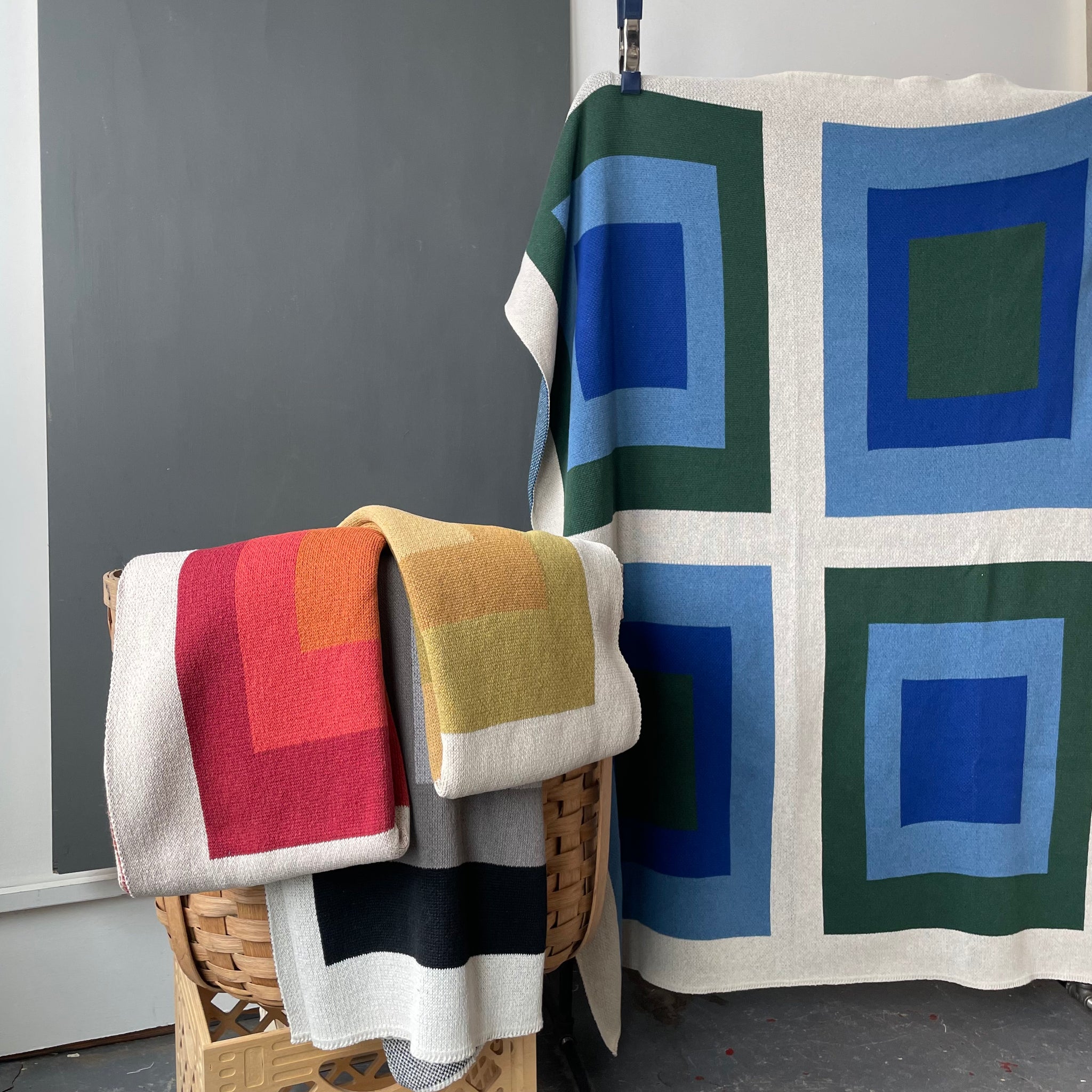 Eco Bauhaus Throw in Four Colorways by In2Green