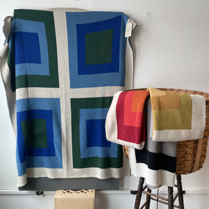 Eco Bauhaus Throw in Four Colorways by In2Green