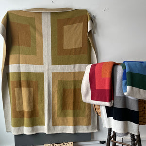 Eco Bauhaus Throw in Four Colorways by In2Green