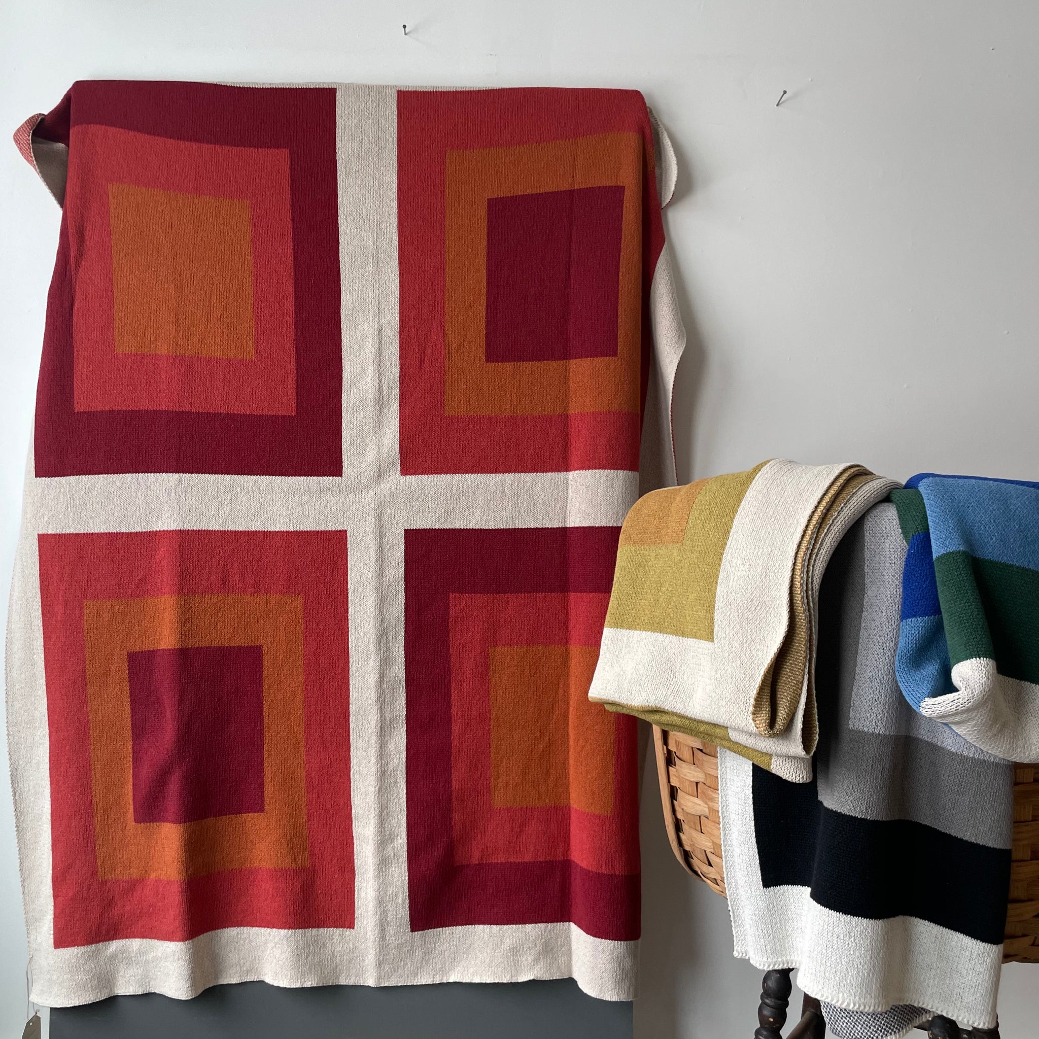 Eco Bauhaus Throw in Four Colorways by In2Green