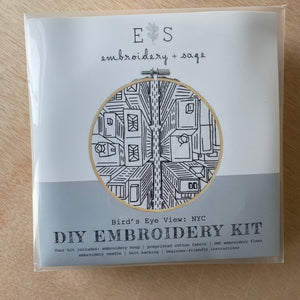 DIY Embroidery Kits by Embroidery and Sage