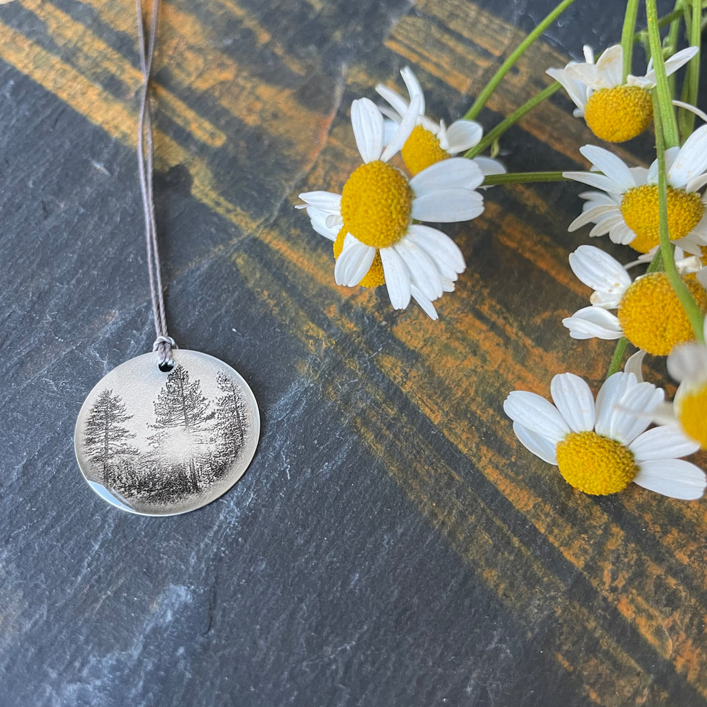 Forest Light Photo Necklace by Everyday Artifact